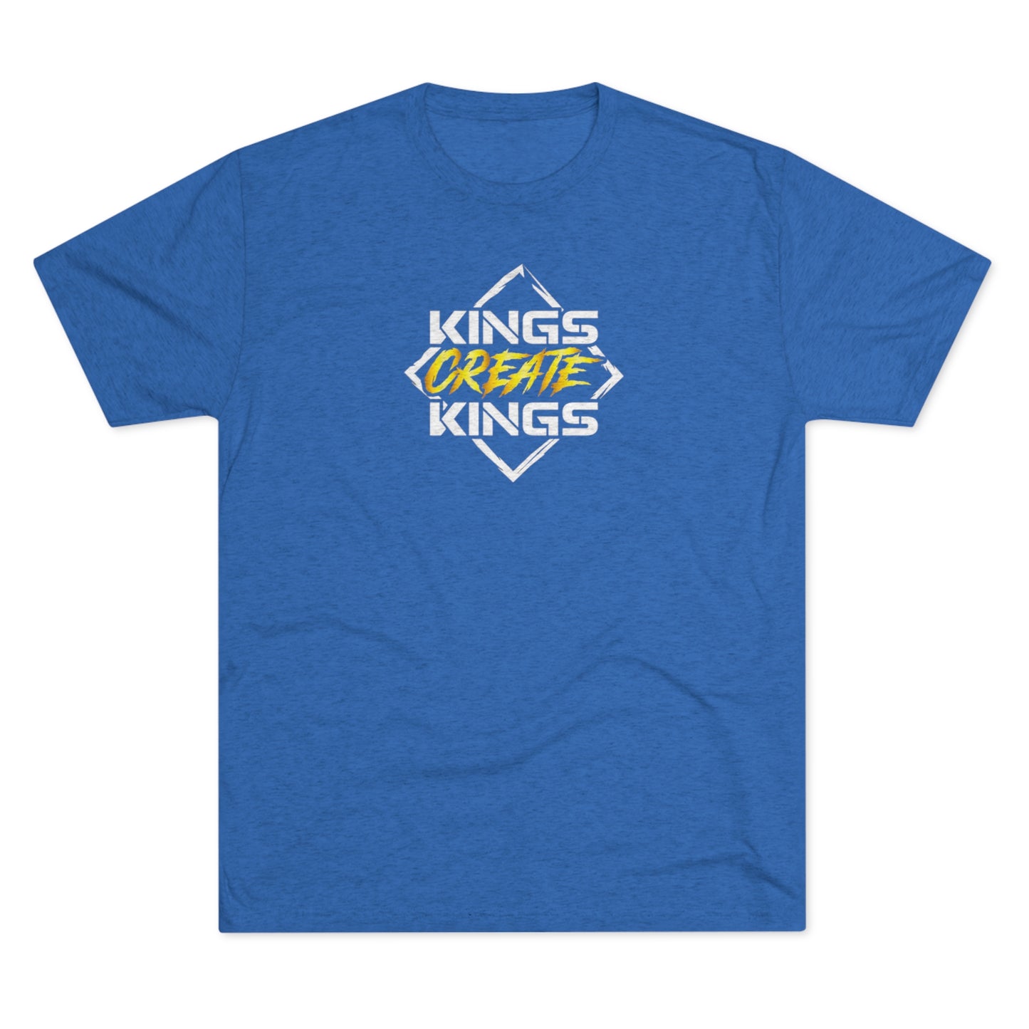 Kings Create Kings Gold Logo Tri-Blend Crew Tee