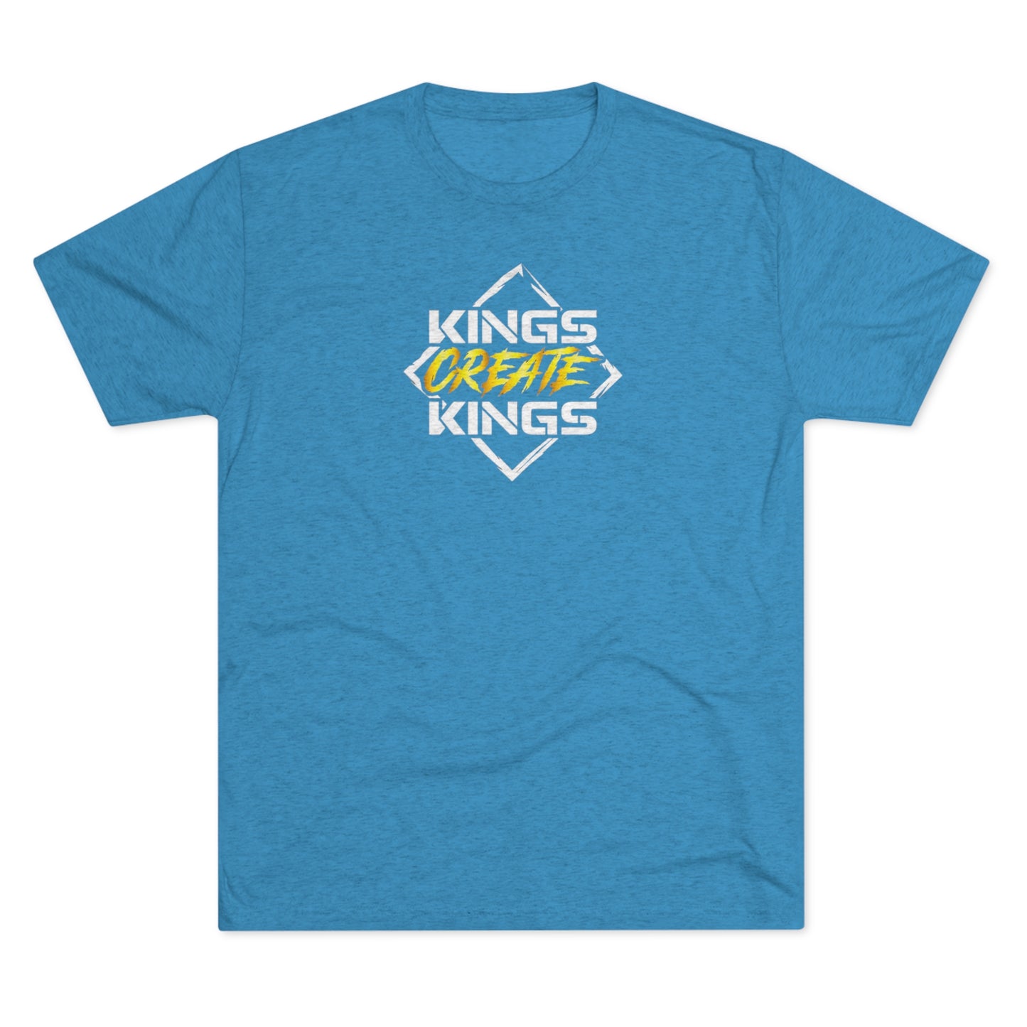 Kings Create Kings Gold Logo Tri-Blend Crew Tee