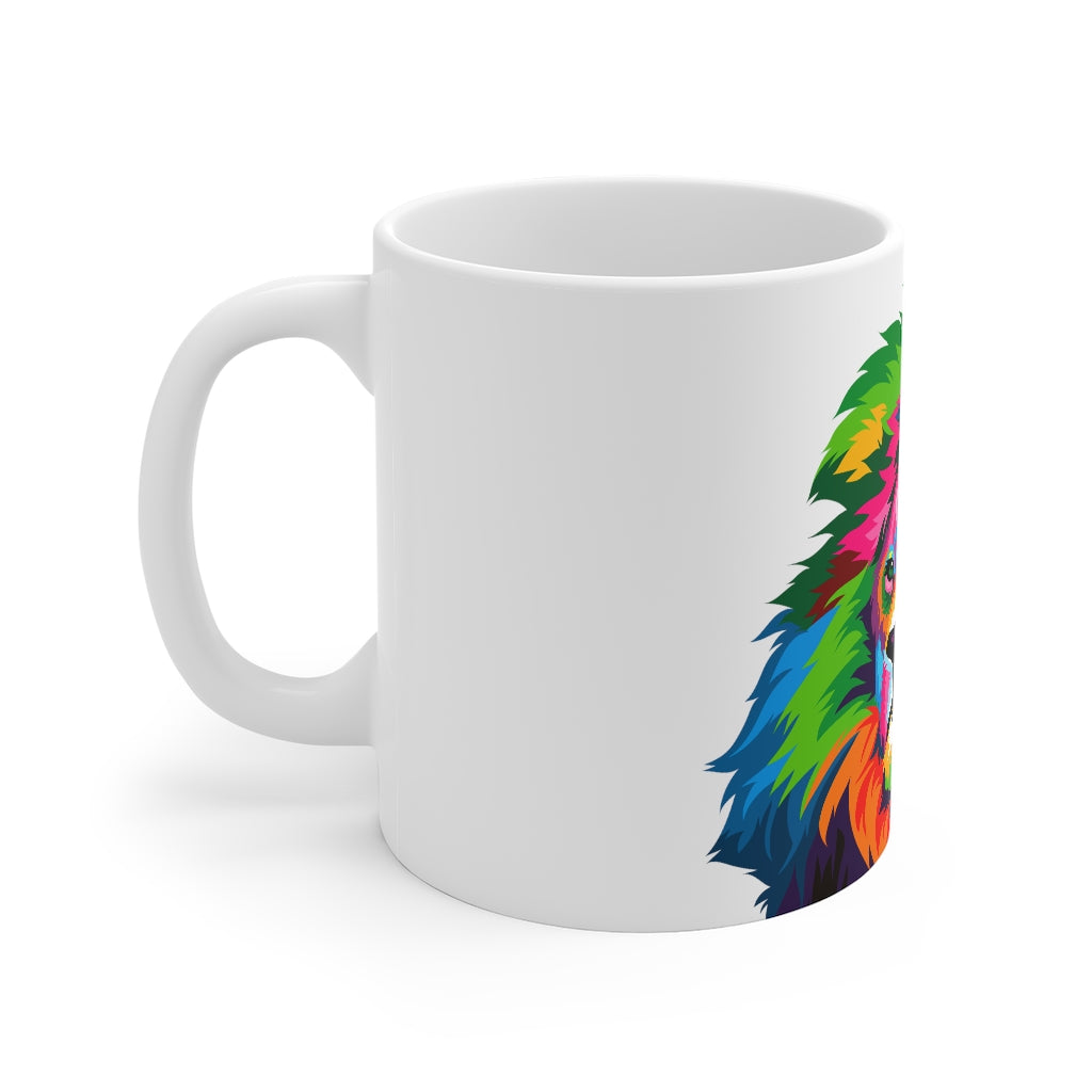 Lion Color Art Mug 11oz