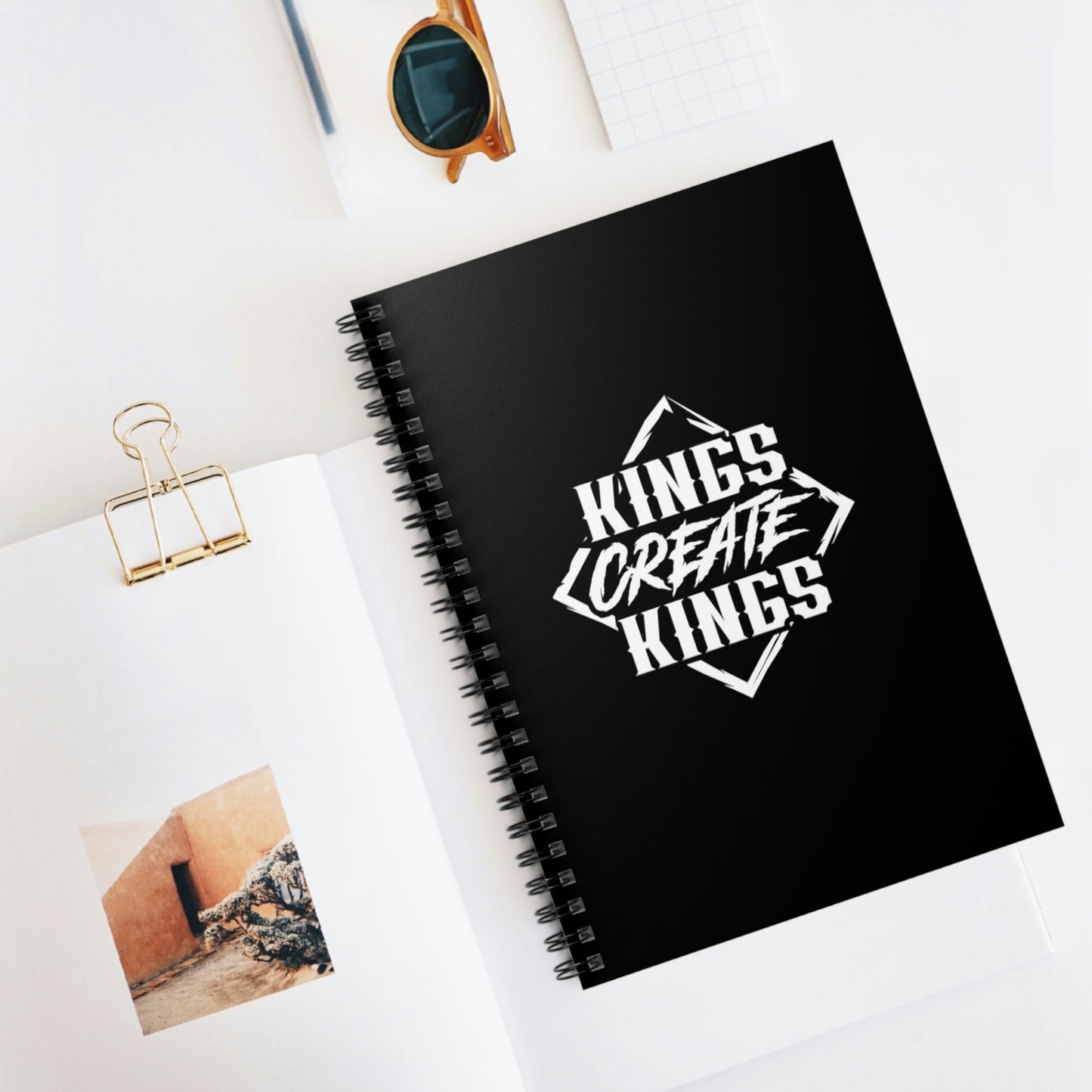 Kings Create Kings Spiral Notebook