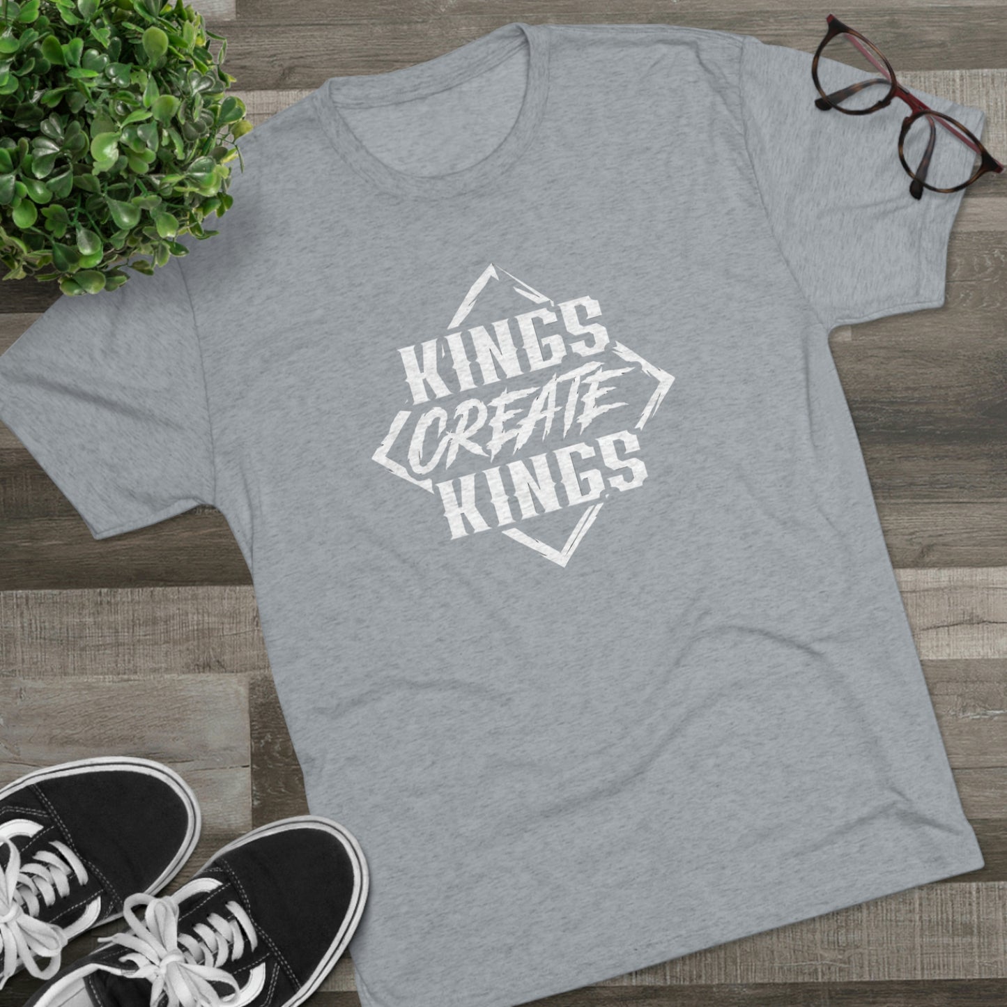 Kings Create Kings Tri-Blend Crew Tee