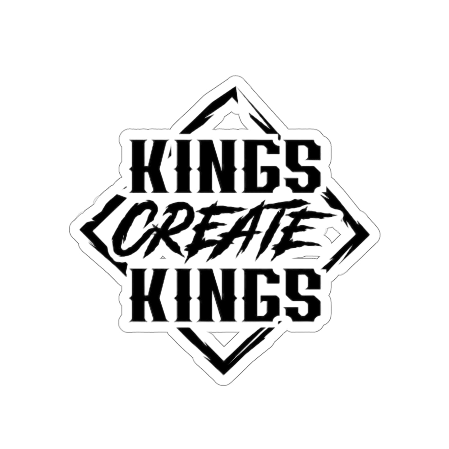 Kings Create Kings Kiss-Cut Stickers