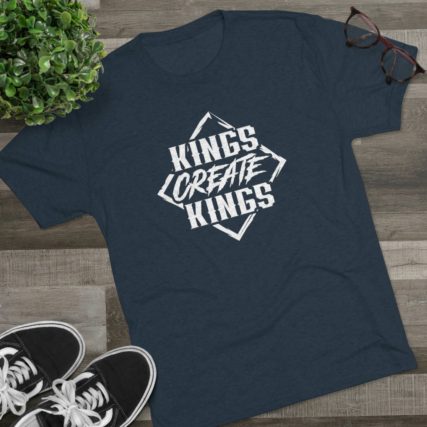 Kings Create Kings Tri-Blend Crew Tee