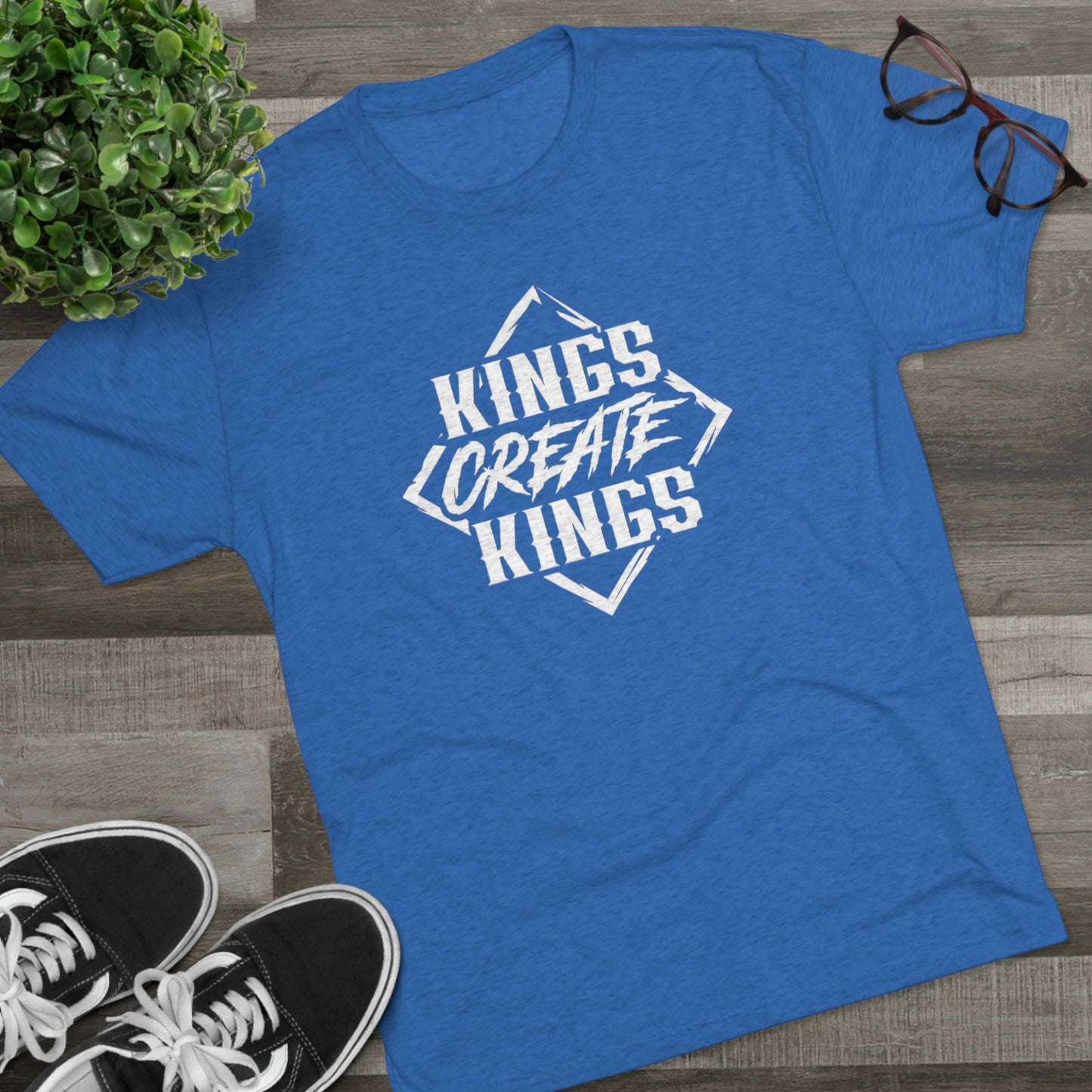 Kings Create Kings Tri-Blend Crew Tee