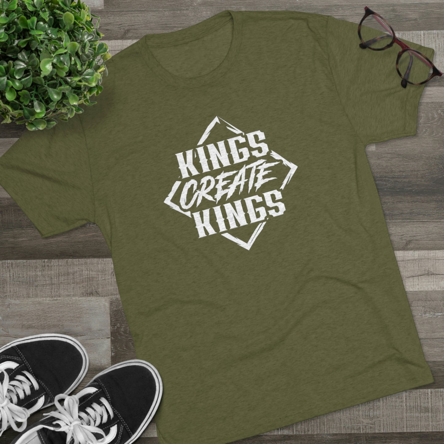 Kings Create Kings Tri-Blend Crew Tee