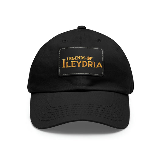 Limited Edition Legends Of Ileydria Dad Hat with Leather Patch (Rectangle)