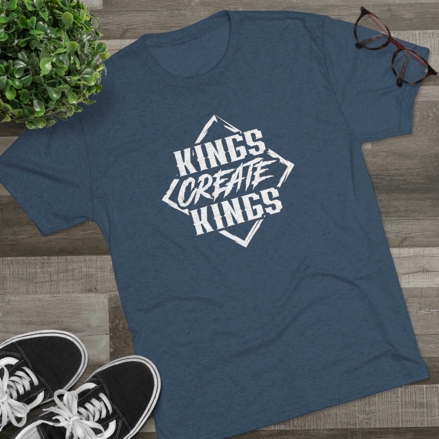 Kings Create Kings Tri-Blend Crew Tee