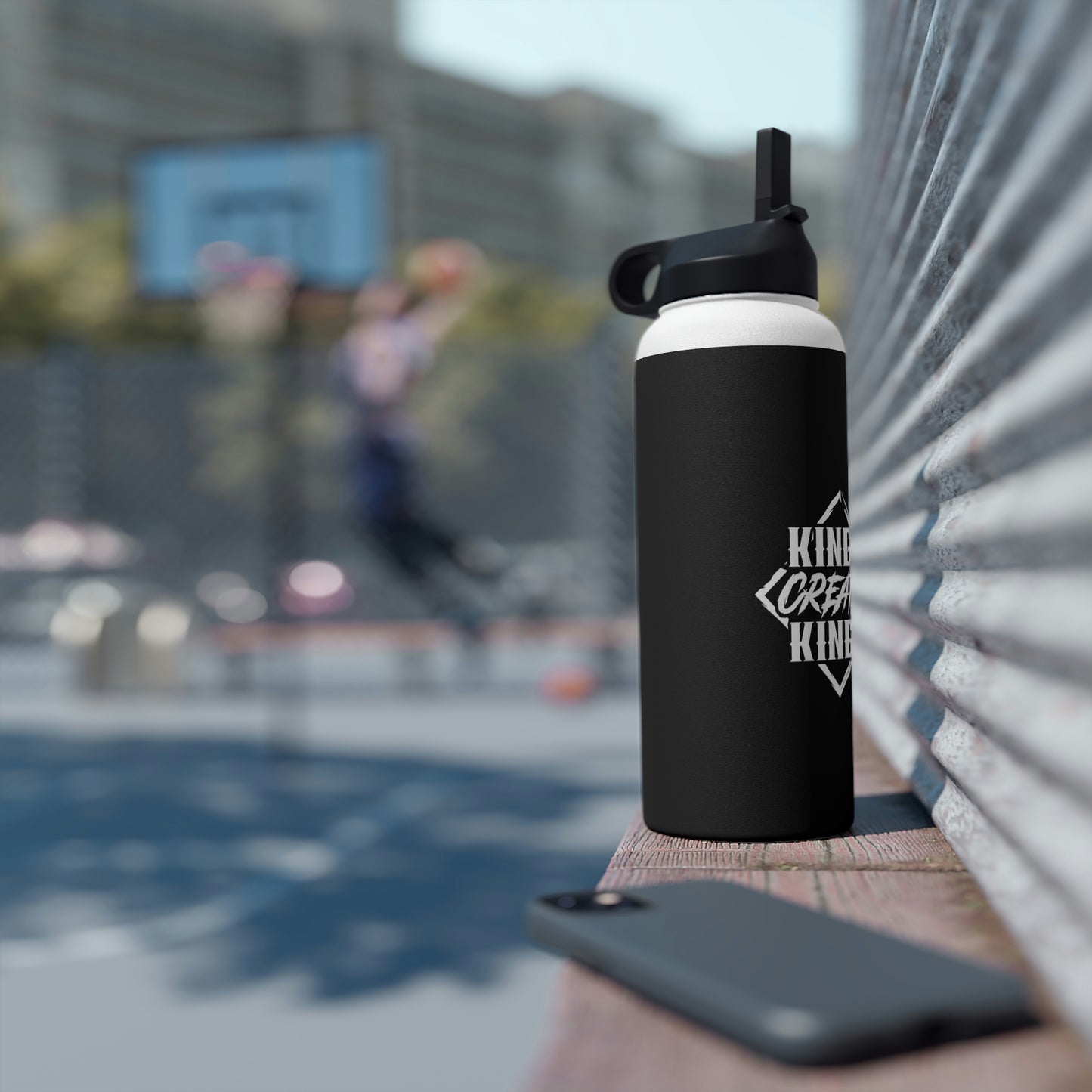 Stainless Steel Water Bottle, Standard Lid